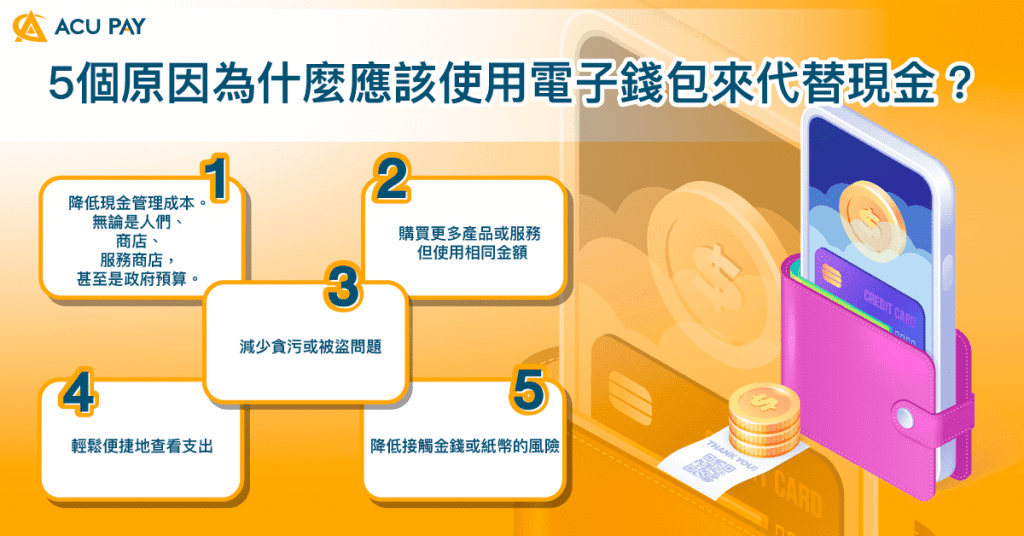 5個原因為什麼應該使用電子錢包來代替現金？ ​